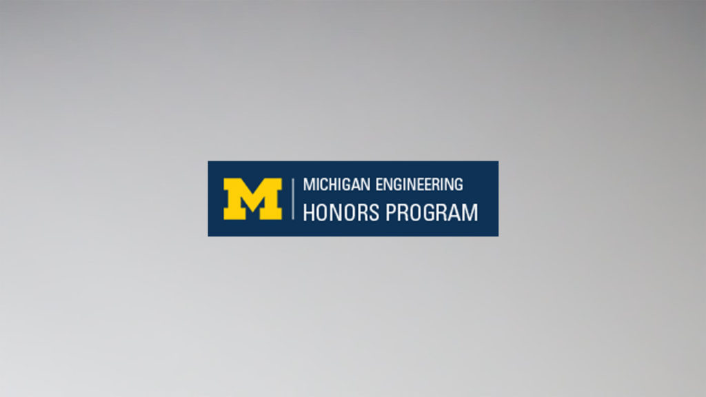 University of Michigan Engineering School of Honor Award Searchkey
